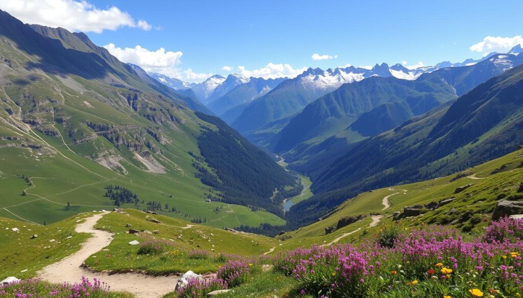 Albanische Trekkingtouren Landschaft