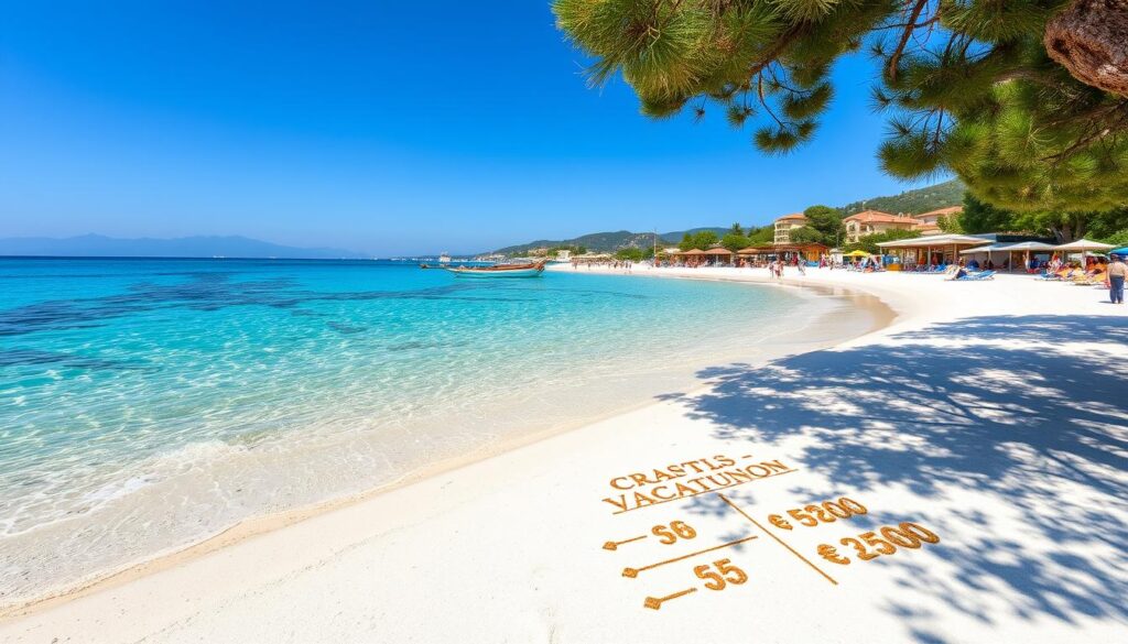 Ksamil Urlaubskosten Vergleich