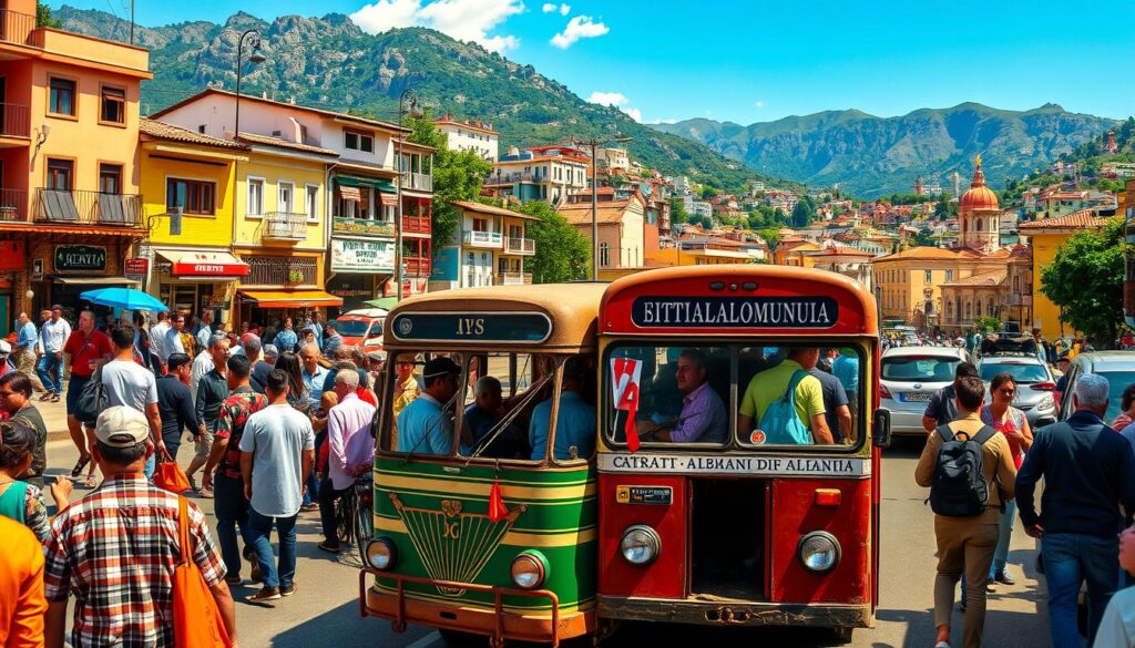 Öffentliche Verkehrsmittel in Albanien
