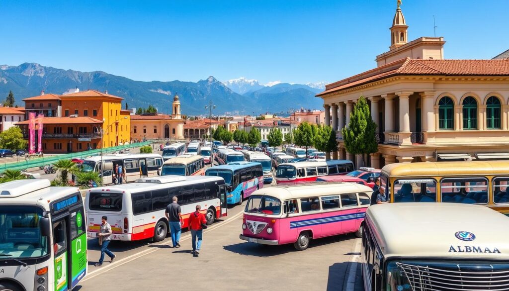 Öffentliche Verkehrsmittel in Albanien