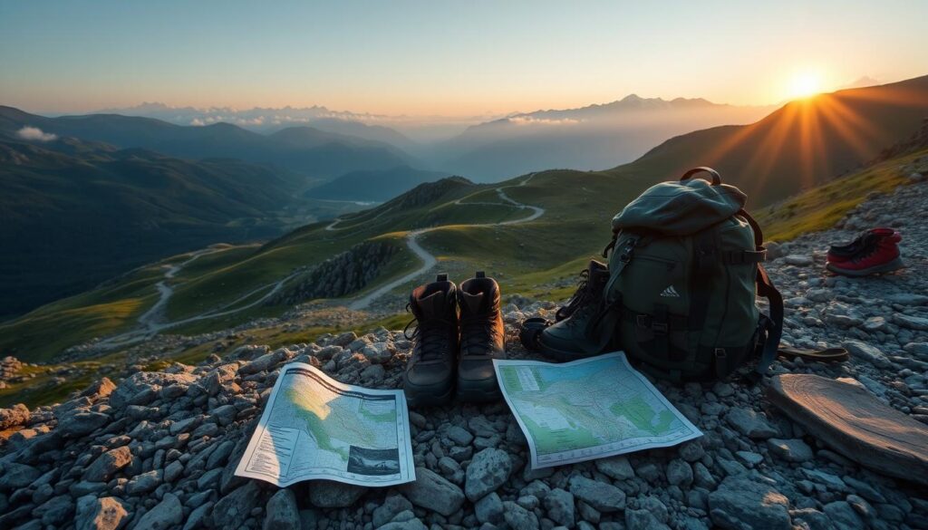 Trekking Vorbereitung Albanien