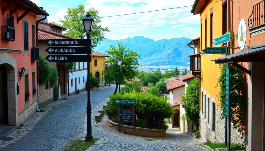 Wegbeschreibungen in Albanien