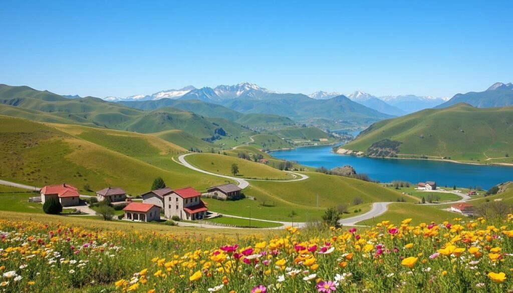 Reiseplanung im Frühling