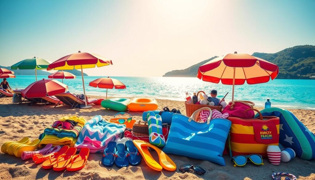 Strandausrüstung für Albanien Strandausrüstung für Albanien
