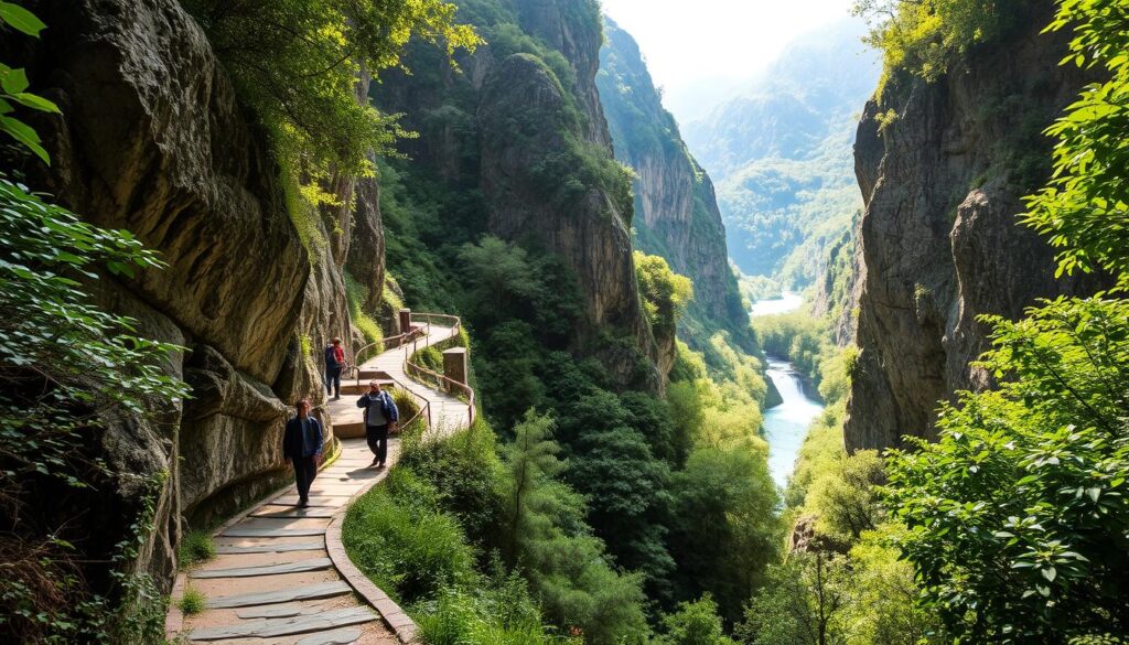 Wanderwege in der Drin-Schlucht