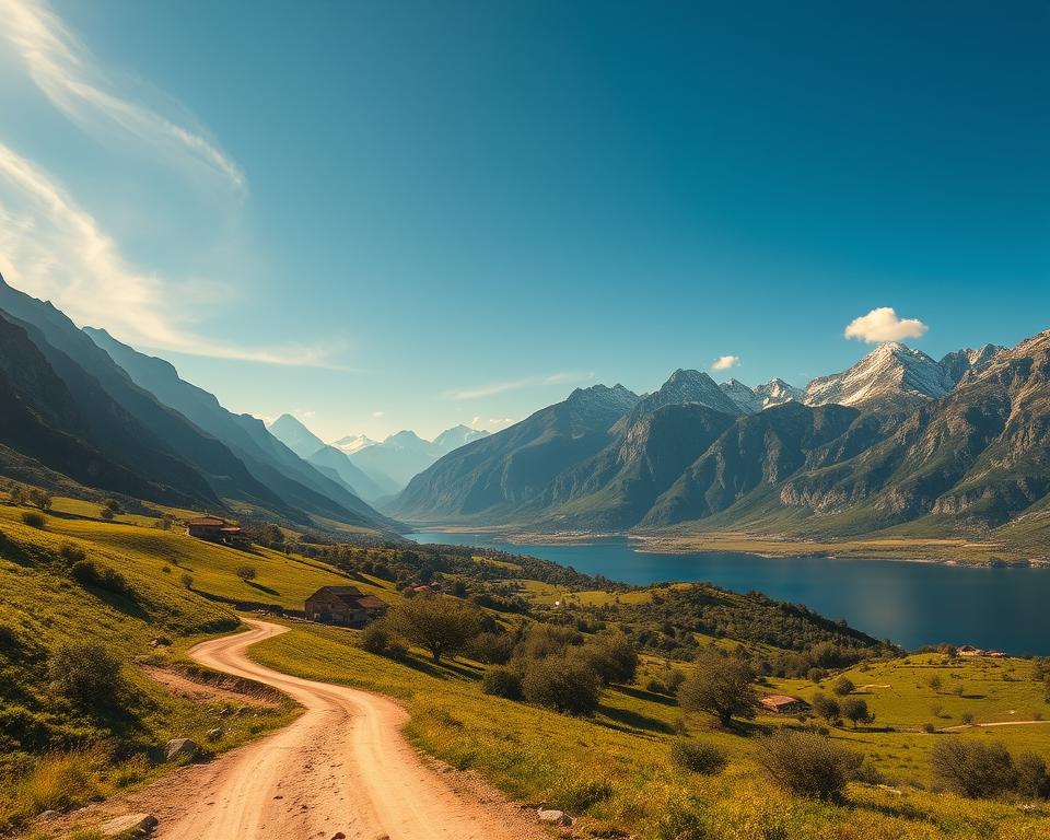Albanien Balkan Landschaft
