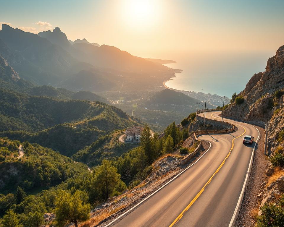 Albanien Roadtrip Route Übersicht