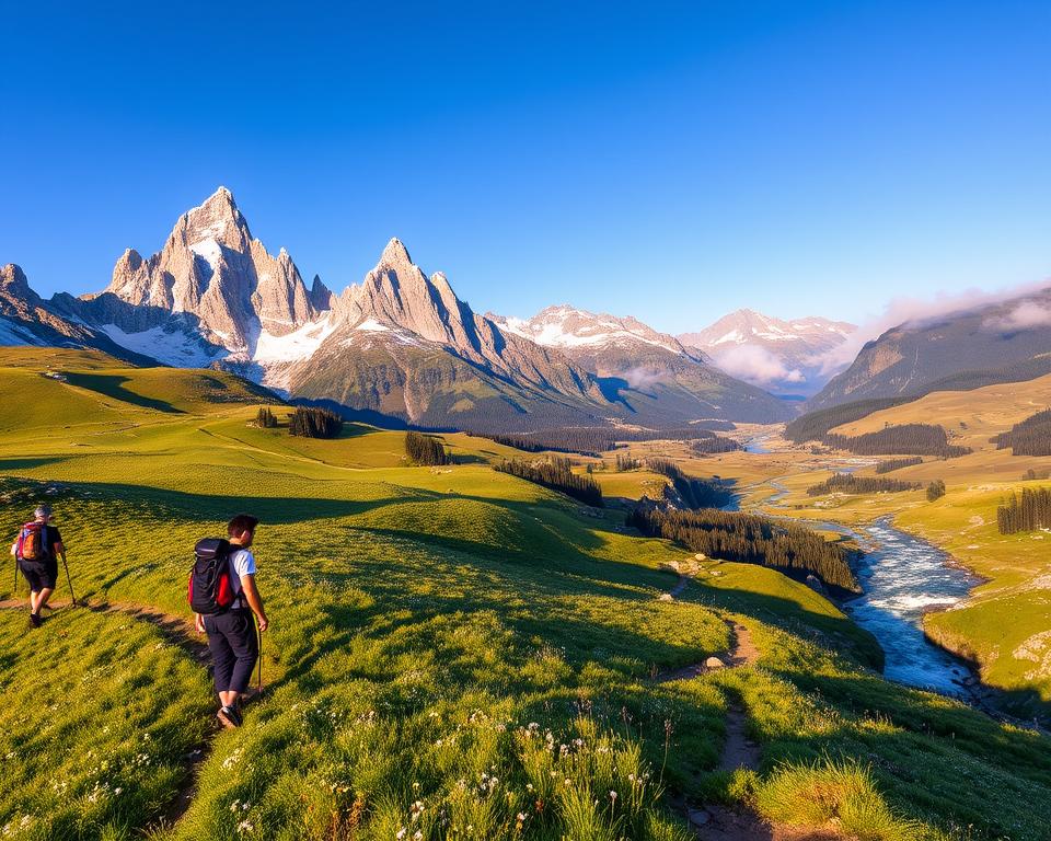 Albanische Bergwanderrouten