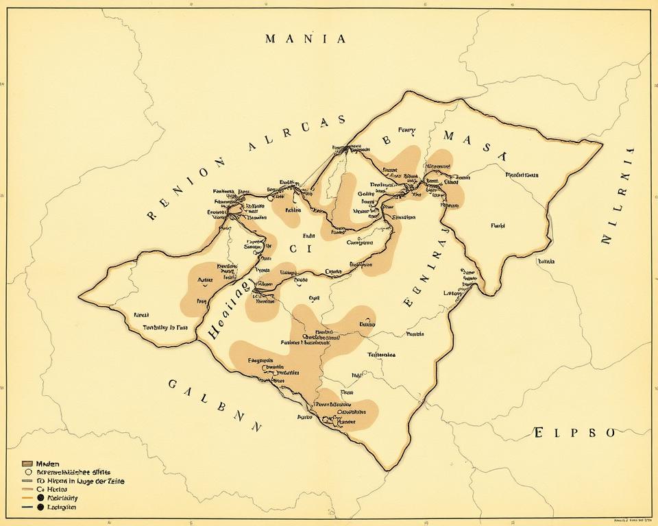 Albanische Bevölkerungsverteilung