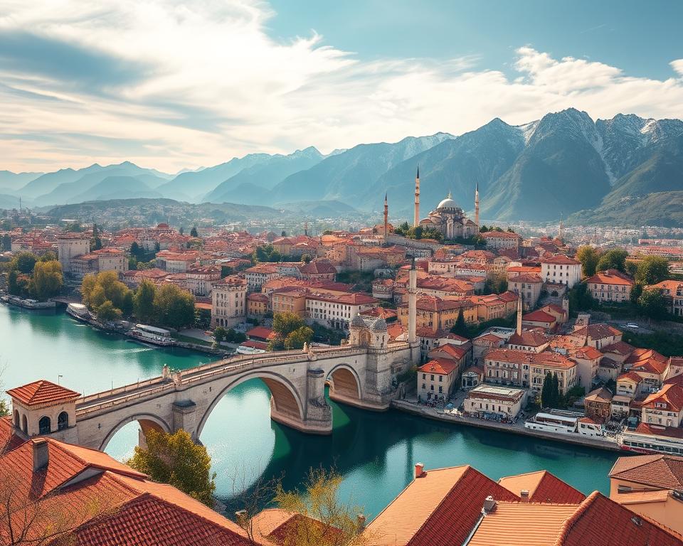 Aussichtspunkte Mostar Stadtpanorama