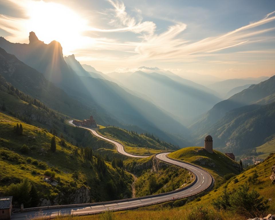 Autorouten nach Albanien