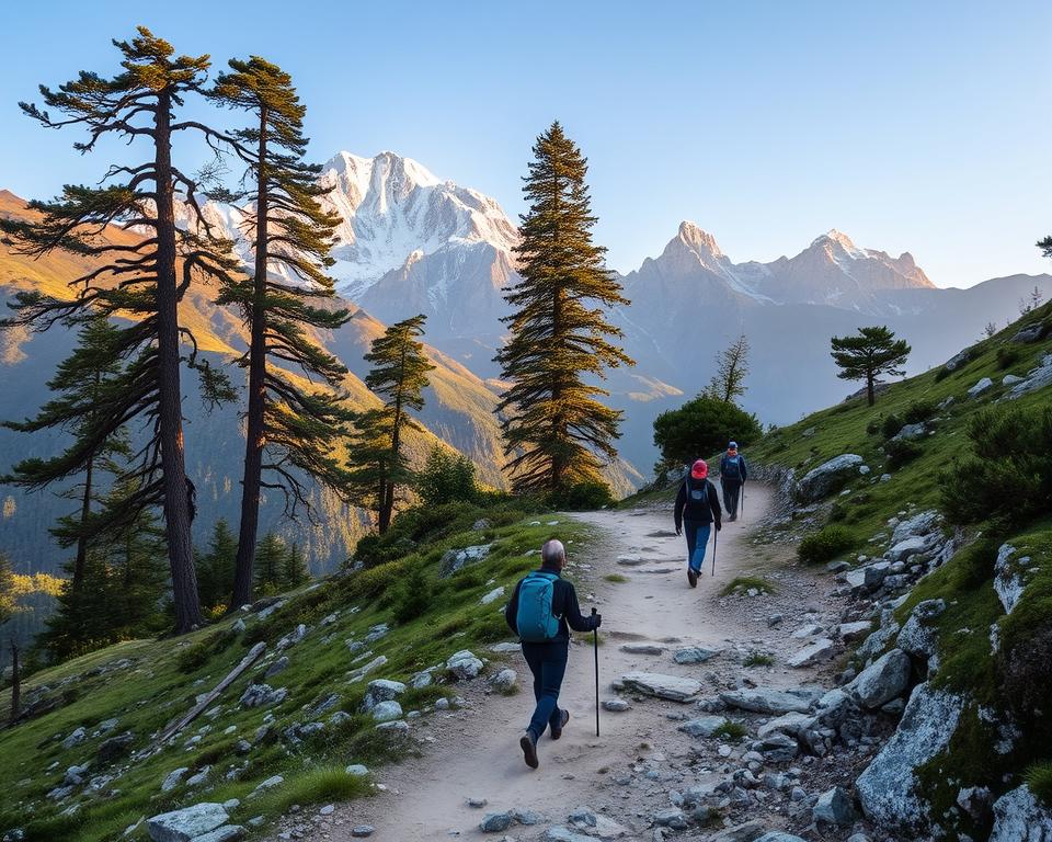 Bergwandern in Theth Albanien