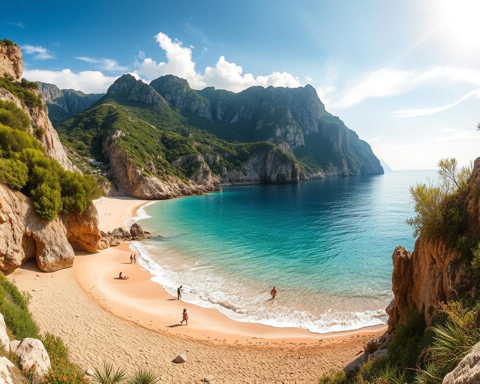 Borsh Beach Albanien Küste