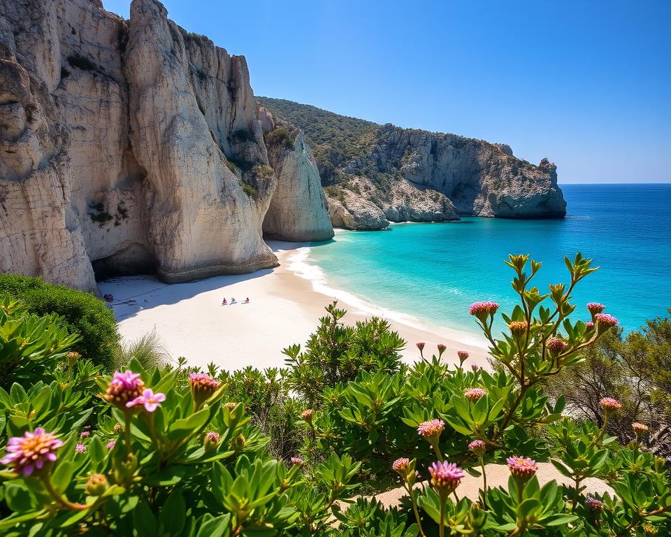 Drymades Beach Naturstrand Albanien