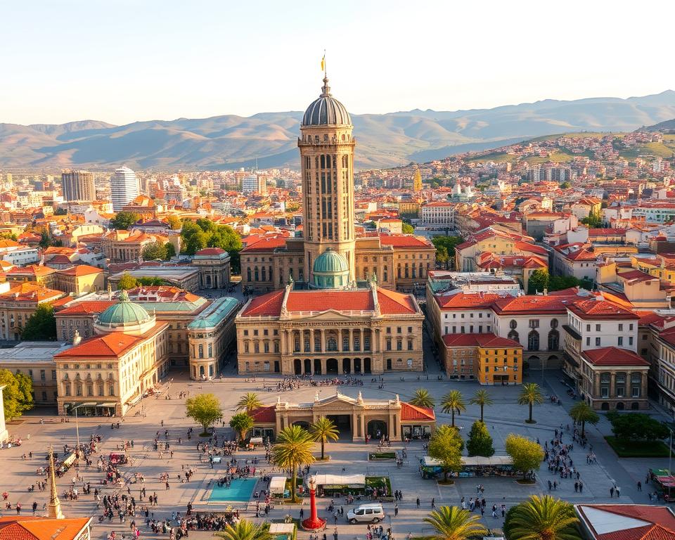 Tirana Stadtansicht Hauptstadt Albaniens