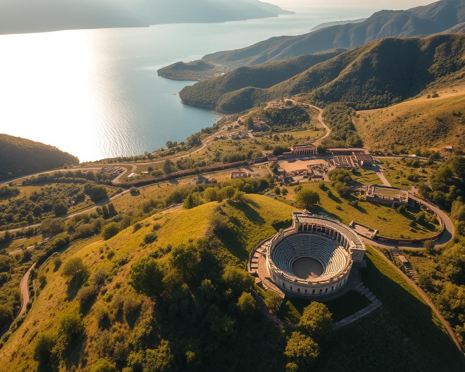 UNESCO-Weltkulturerbe Butrint Ausgrabungsstätte UNESCO-Weltkulturerbe Butrint Ausgrabungsstätte