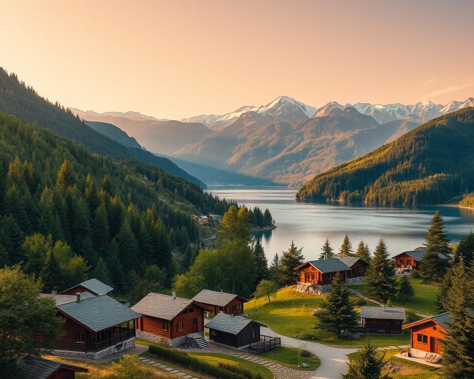 Unterkünfte am Koman See