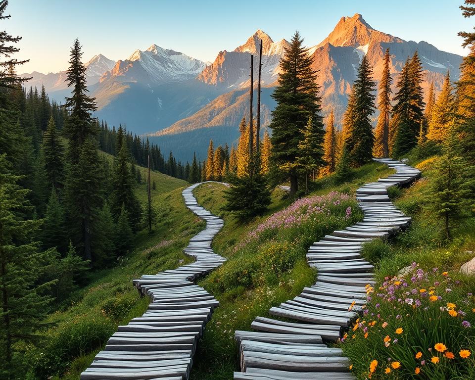 Wanderwege Lumi i Shales Trekking