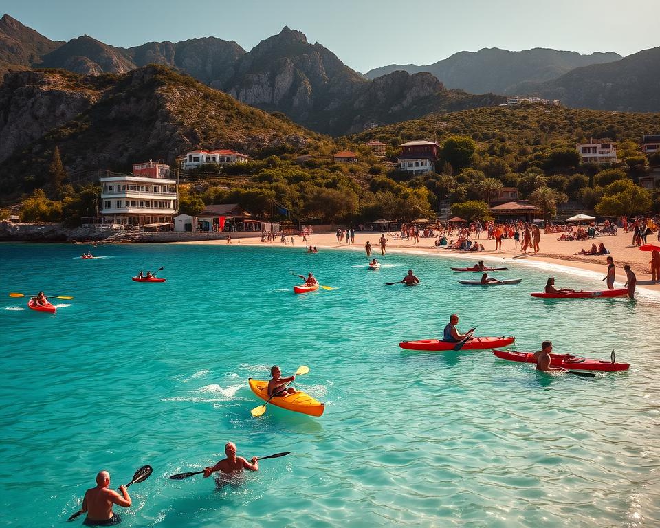Wassersport Borsh Beach Aktivitäten
