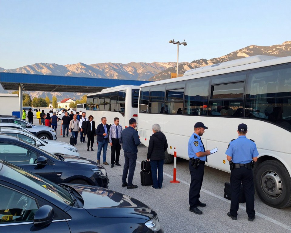 Albanien Grenzkontrolle bei der Anreise durch Transitländer Albanien Grenzkontrolle bei der Anreise durch Transitländer