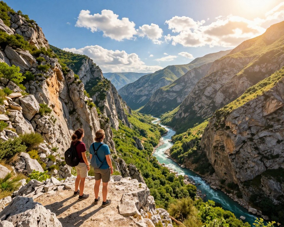 Aussichtspunkt beim Osum-Canyon Tagesausflug Aussichtspunkt beim Osum-Canyon Tagesausflug