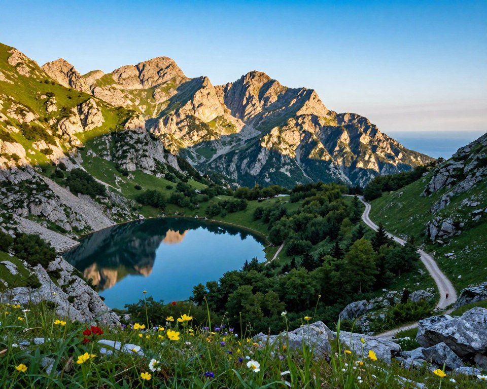 Berge in Albanien und Montenegro