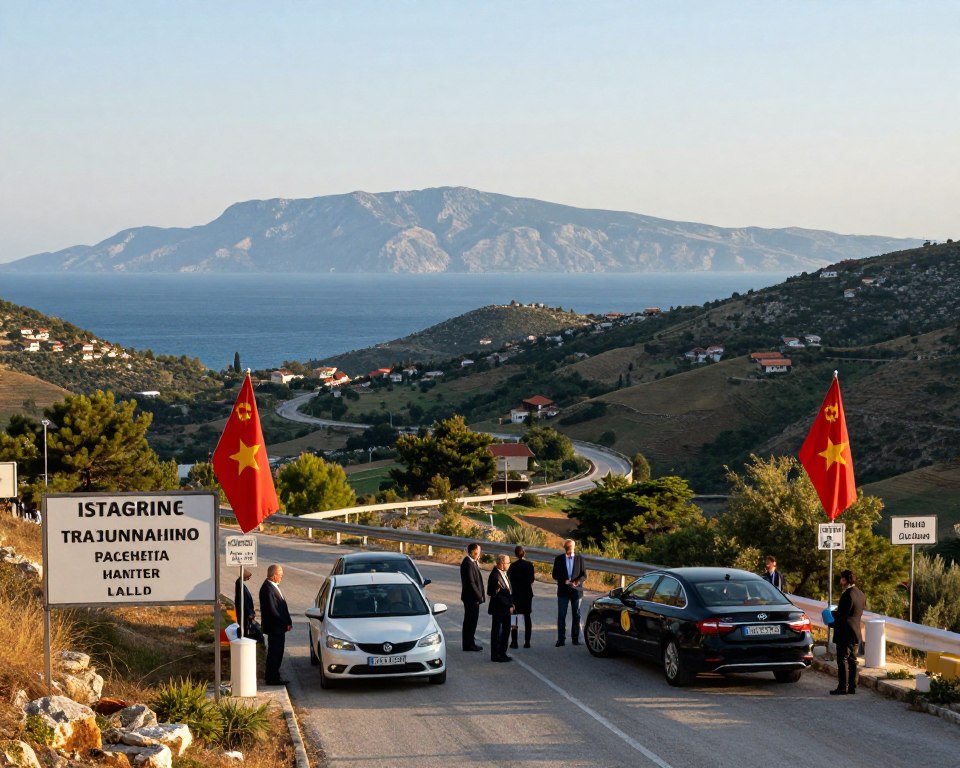 Grenze Albanien Montenegro