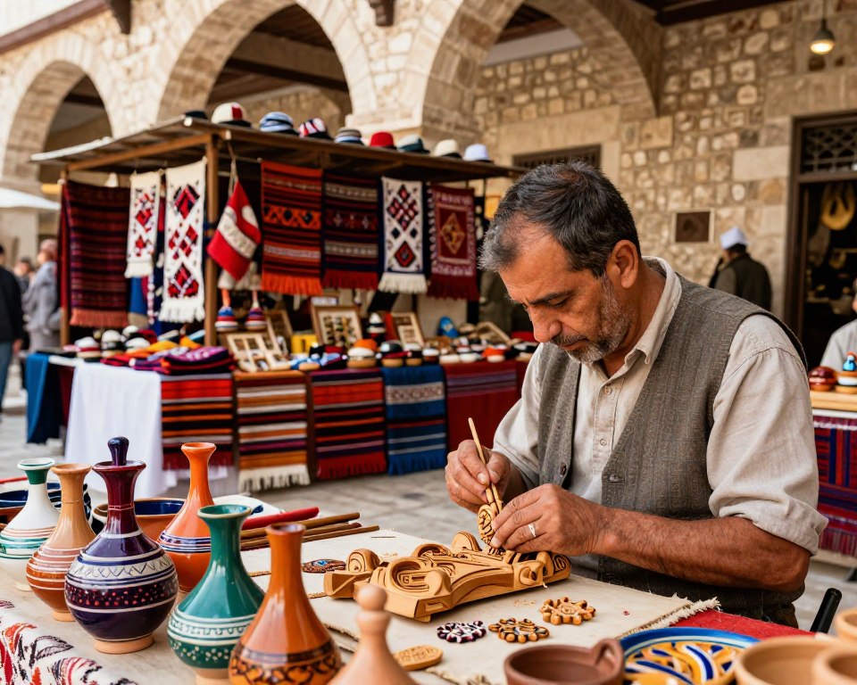 Handwerk Gjirokastra im historischen Basar Handwerk Gjirokastra im historischen Basar