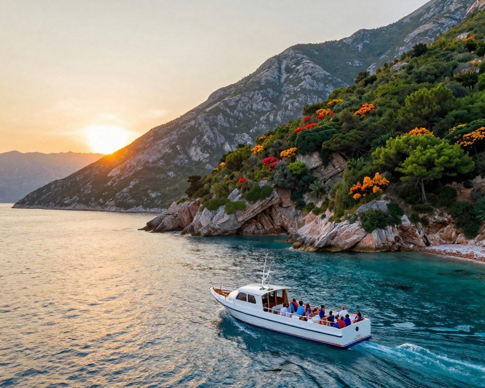 Kakome-Bucht Bootstour an Albaniens Riviera
