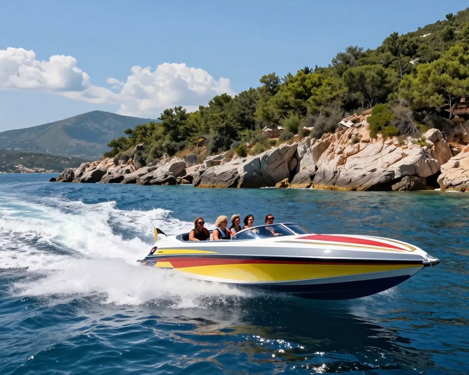 Karaburun Route mit dem Speedboot Karaburun Route mit dem Speedboot