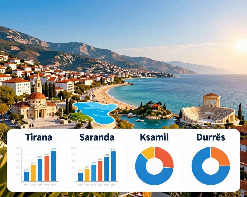 Ksamil teuer: Preisvergleich der Regionen in Albanien Ksamil teuer: Preisvergleich der Regionen in Albanien