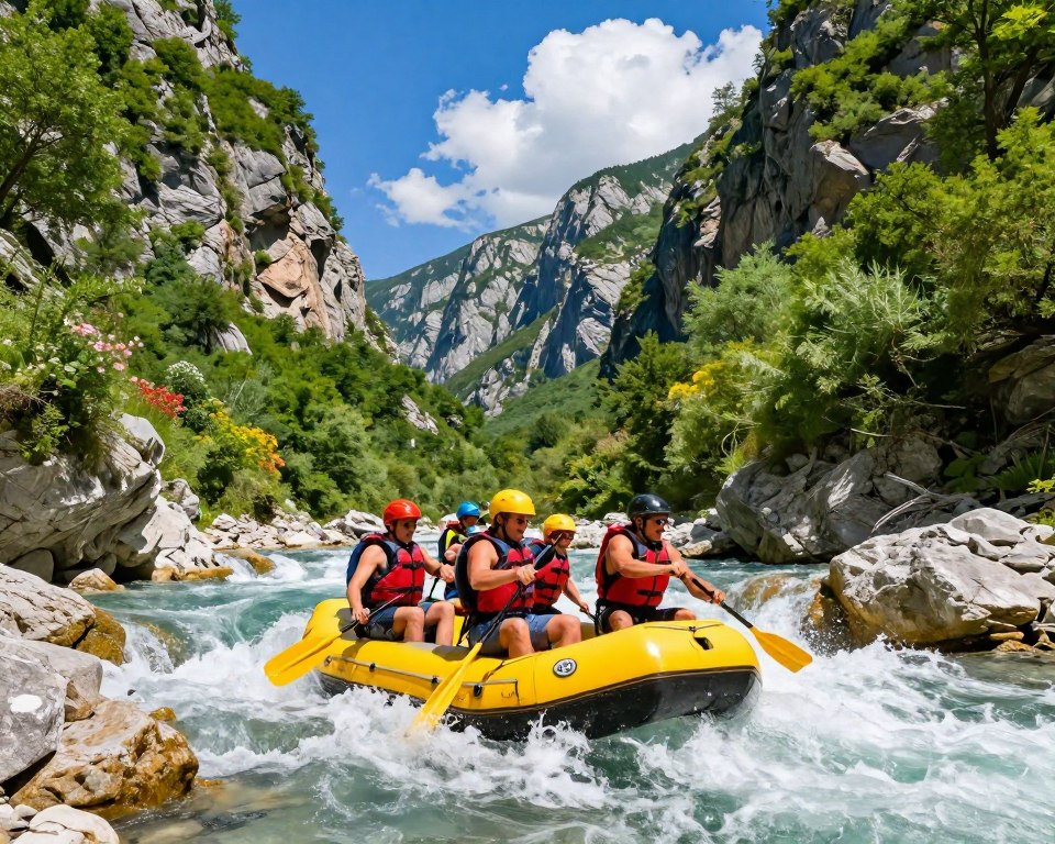 Rafting Osum-Canyon Kosten und enthaltene Leistungen Rafting Osum-Canyon Kosten und enthaltene Leistungen