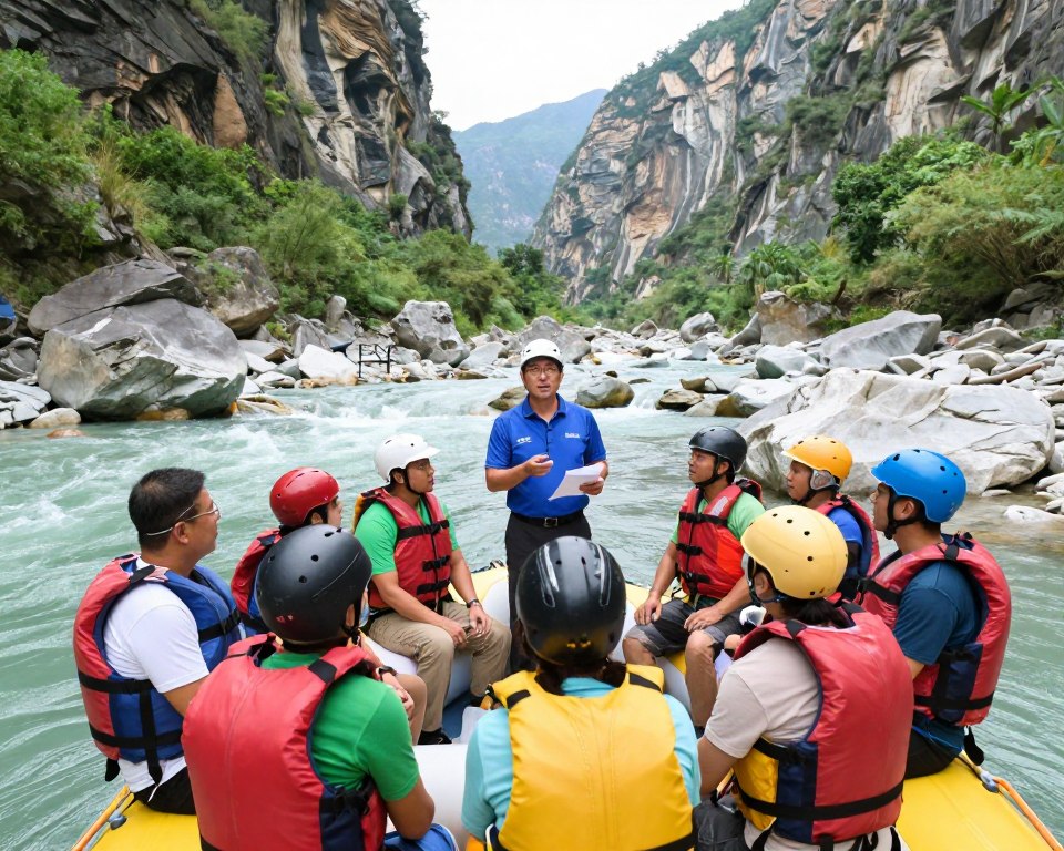 Sicherheit beim Rafting im Osum-Canyon Sicherheit beim Rafting im Osum-Canyon