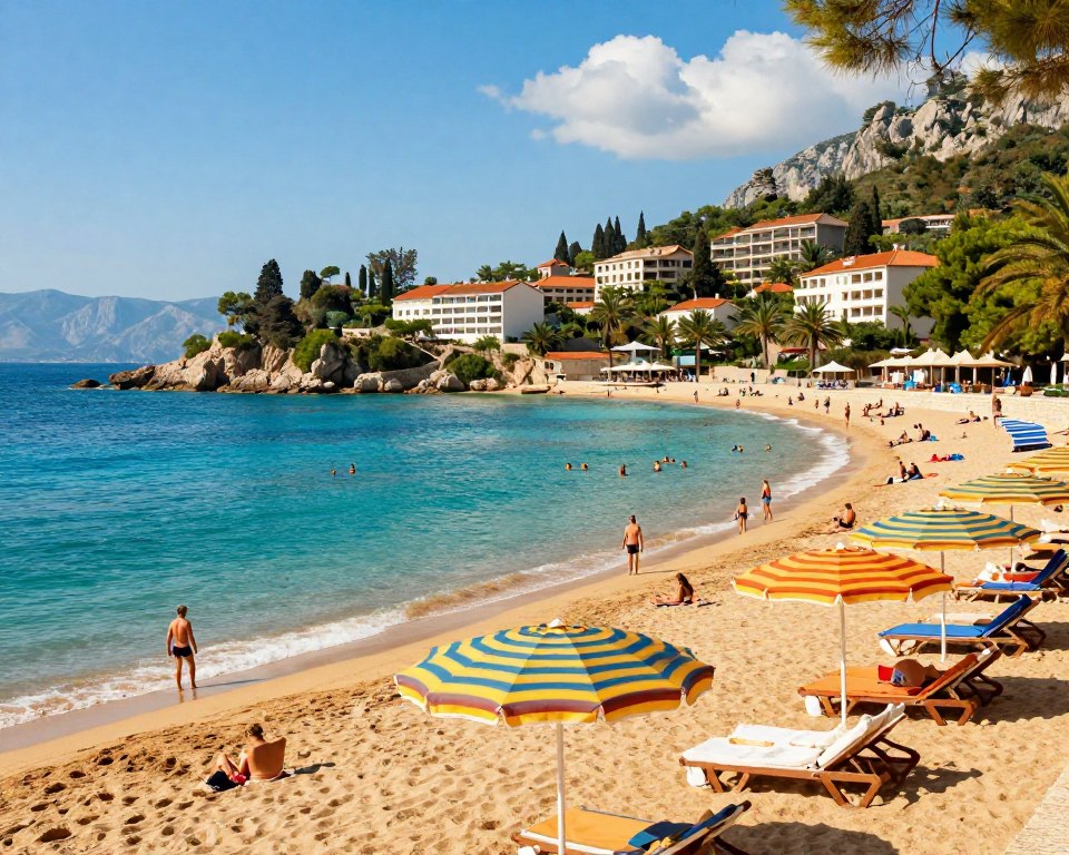 Strände Montenegro bei Budva und Bečići Strände Montenegro bei Budva und Bečići